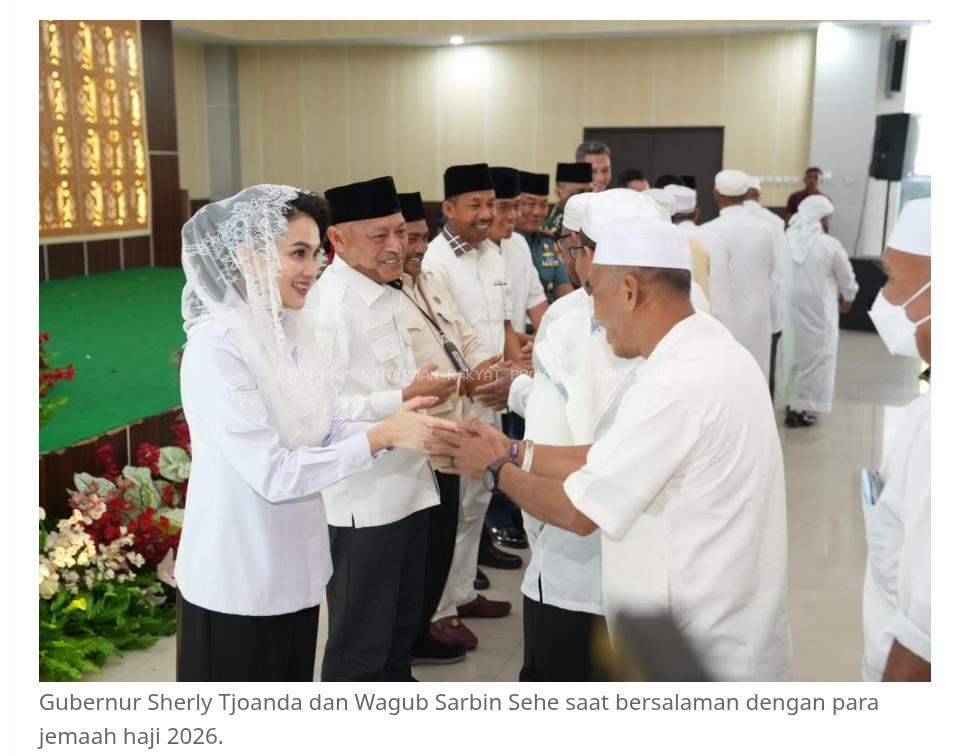 Sherly-Sarbin Apresiasi Kelancaran Haji 2026, Jemaah Malut Raih Penghargaan dari Garuda